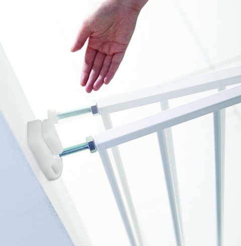 Bramka Zabezpieczająca Munchkin Lindam, Przykręcana, Bezprogowa 64.5-102 cm, Biała