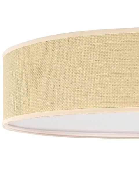 Beliani Lampa sufitowa MAGNO – naturalna pleciona 60 cm