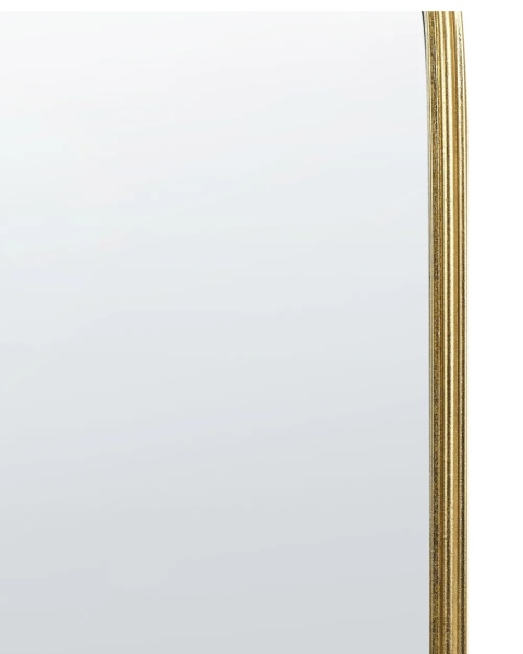 Beliani Lustro ścienne ACONCHI 58x100 cm złote wiszące