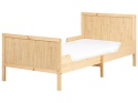 Beliani Rozsuwane łóżko dziecięce MONTIGNY 90×200 cm drewno sosnowe jasnobrązowe