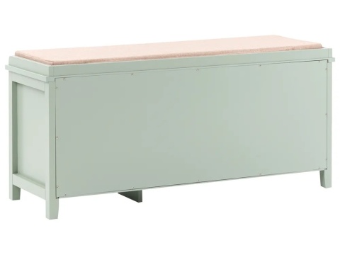 Beliani Szafka na buty BENDIGO z siedziskiem miętowa