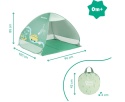 Namiot Plażowy Anty-UV 50+ Badabulle, Pop-Up, Zielony
