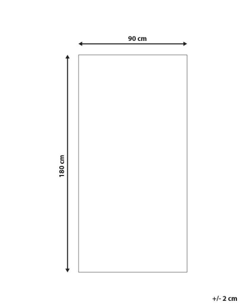 Dywan Zewnętrzny w Pasy HALDIA 90x180 cm, Granatowy, z Recyklingu