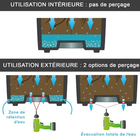Wysoka Donica Ogrodowa EDA Volcania UP 98cm – Kamienny Szary (Pebble Grey)