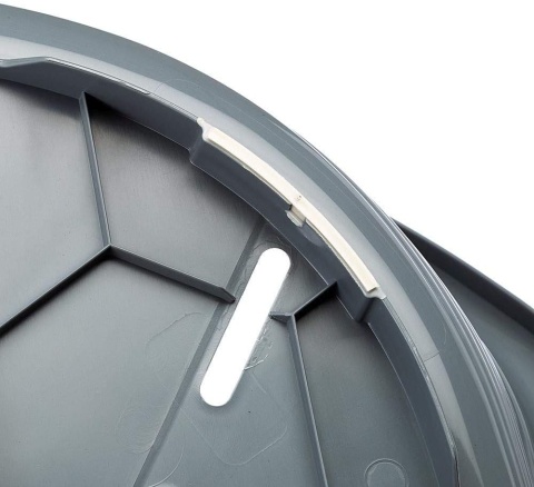 Ferplast Siesta Deluxe 6 legowisko plastikowe dla psów i kotów, ciemnoszare, 70,5×52×23,5 cm