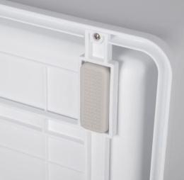 Kuweta Kryta PawHut z Szufladą i Wejściem Górnym – Zielono-Biała, Składana